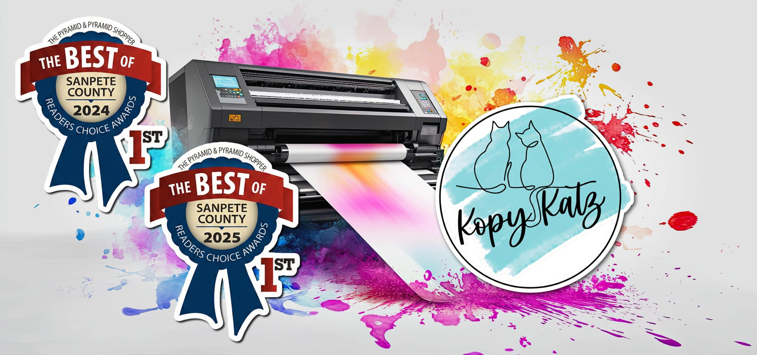 Graphic showing Sanpete Best awards.